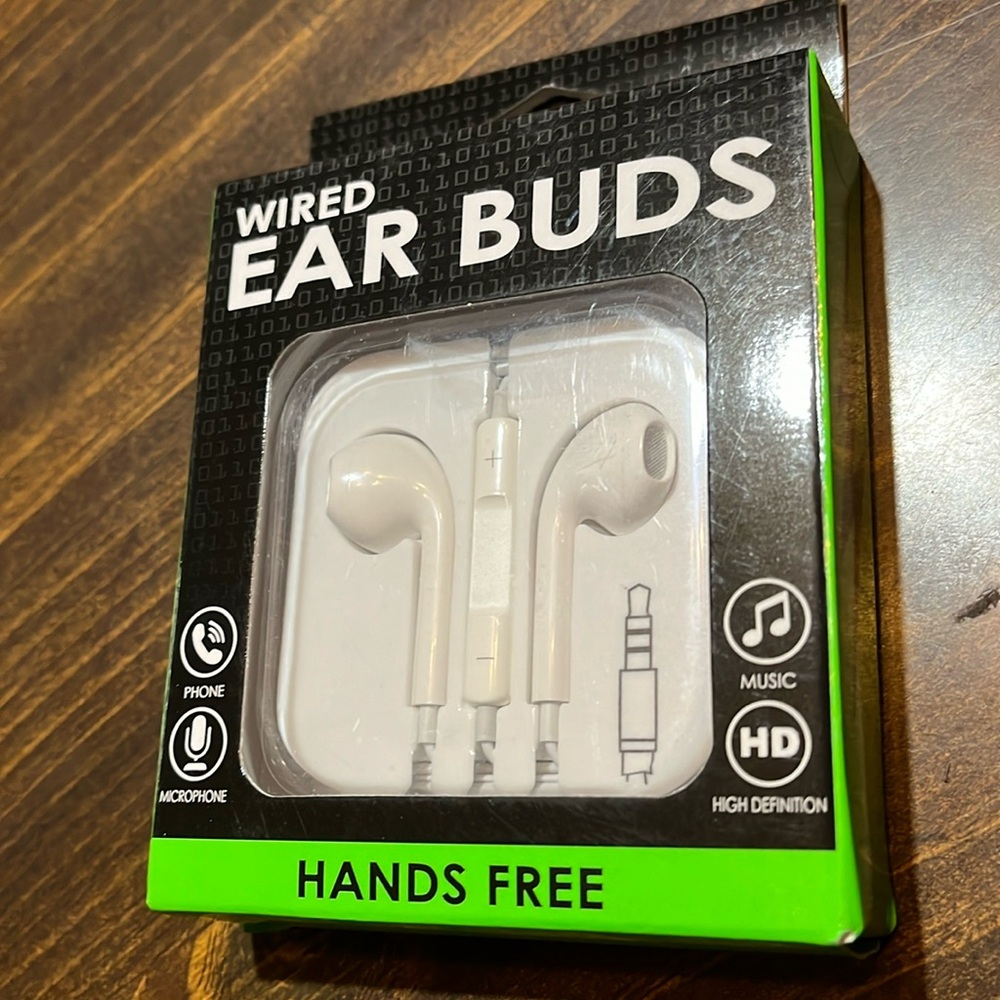Wired Ear Buds Hands Free